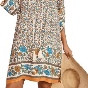 Floral Print Lightweight Dress
